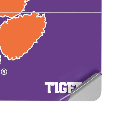 Clemson University Tiger Print Purple Surface Laptop Studio Skin